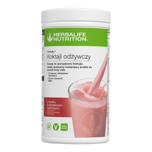 Koktajl Herbalife Formula 1 – truskawkowo-malinowy 550 g