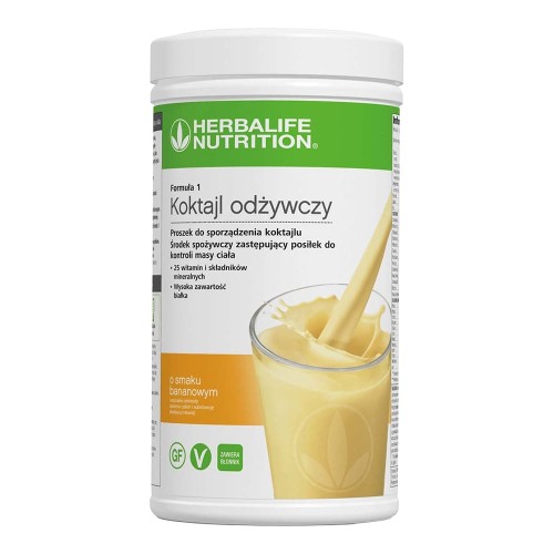 Koktajl Herbalife Formula 1 – bananowy 550 g