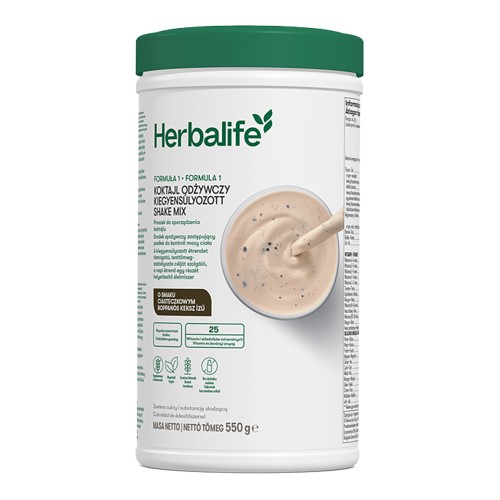 Koktajl Herbalife Formula 1 – ciasteczkowy 550 g