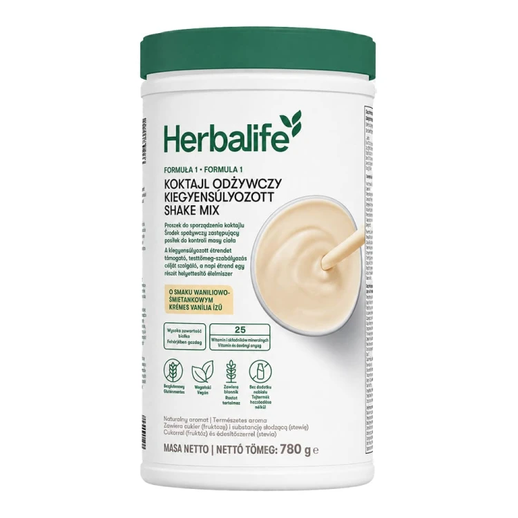 Formuła 1 Herbalife - koktajl waniliowo śmietankowy 780g