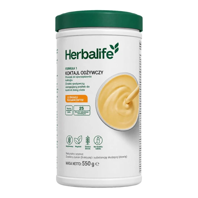 Koktajl Herbalife Formula 1 – bananowy 550 g