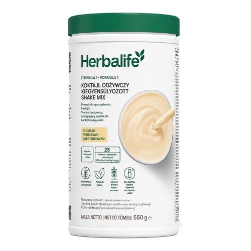 Formuła 1 Herbalife - koktajl waniliowo śmietankowy 550g