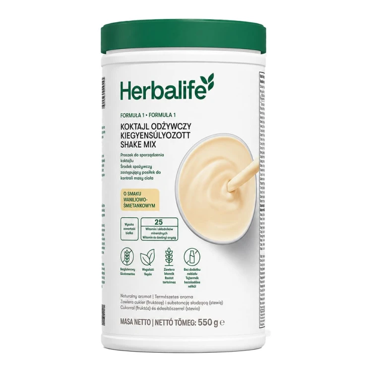 Formuła 1 Herbalife - koktajl waniliowo śmietankowy 550g