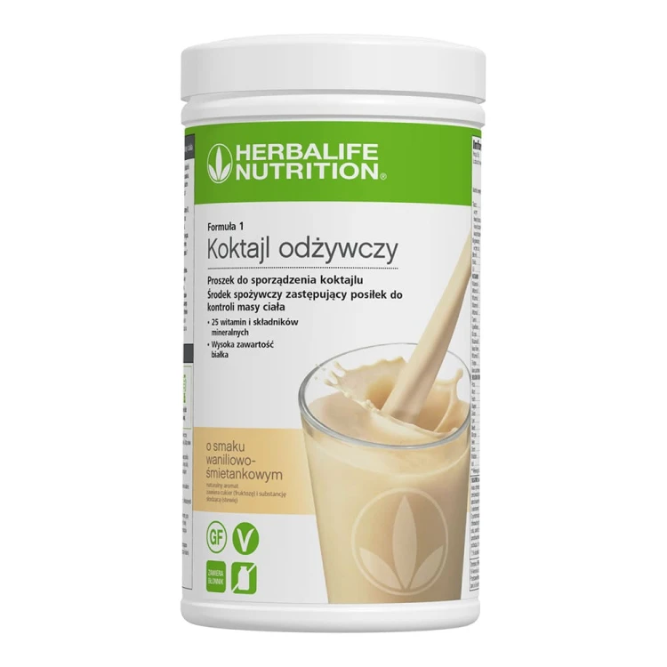 Formuła 1 Herbalife - koktajl waniliowo śmietankowy 550g