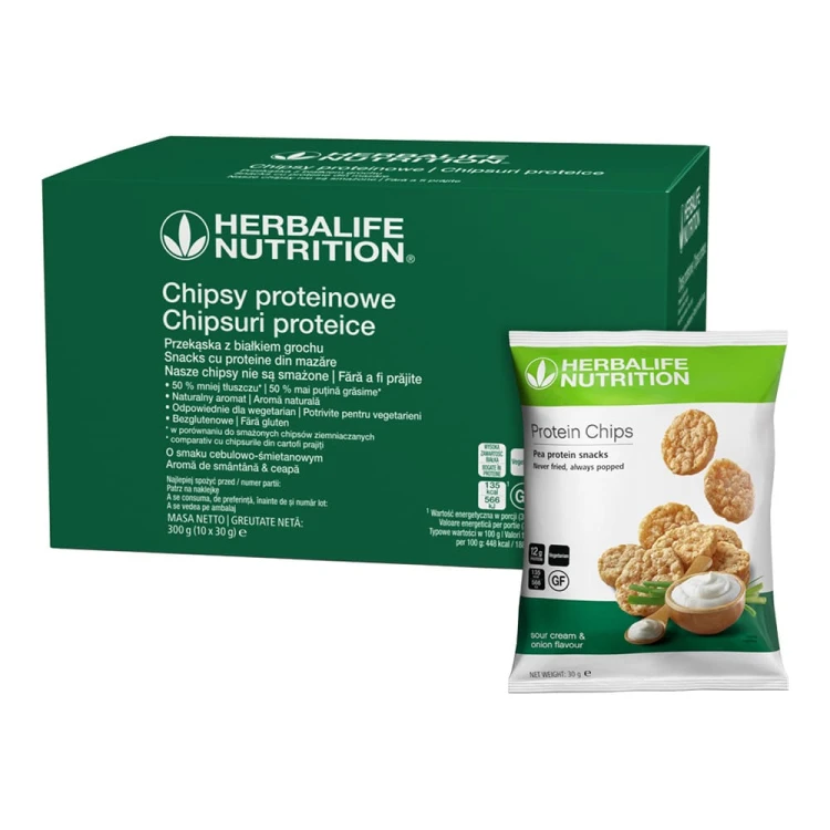 Chipsy proteinowe cebulowo-smietanowe Herbalife