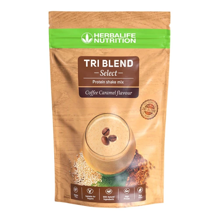 Shake karmelowo-kawowy Tri Blend Select Herbalife