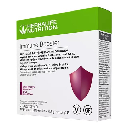 Suplement Immune Booster Herbalife o smaku owoców jagodowych