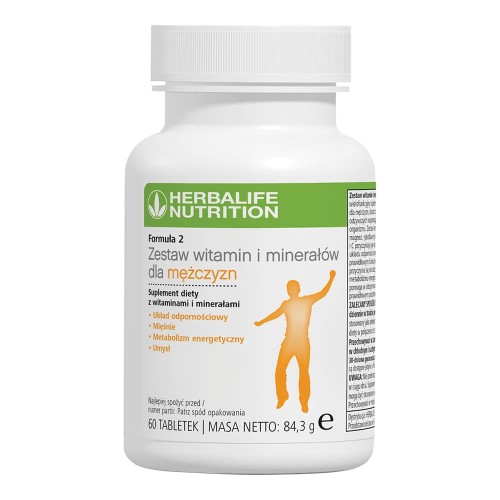 Zestaw witamin i minerałów dla mężczyzn Formuła 2 Herbalife