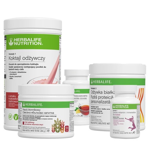 Redukcja masy ciała wspomagana treningiem - zestaw dla kobiet