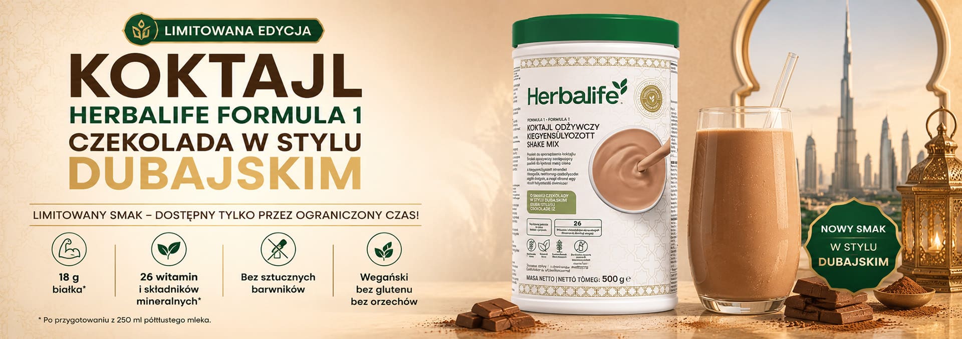 Koktajl czekolada w stylu dubajskim - EDYCJA LIMITOWANA