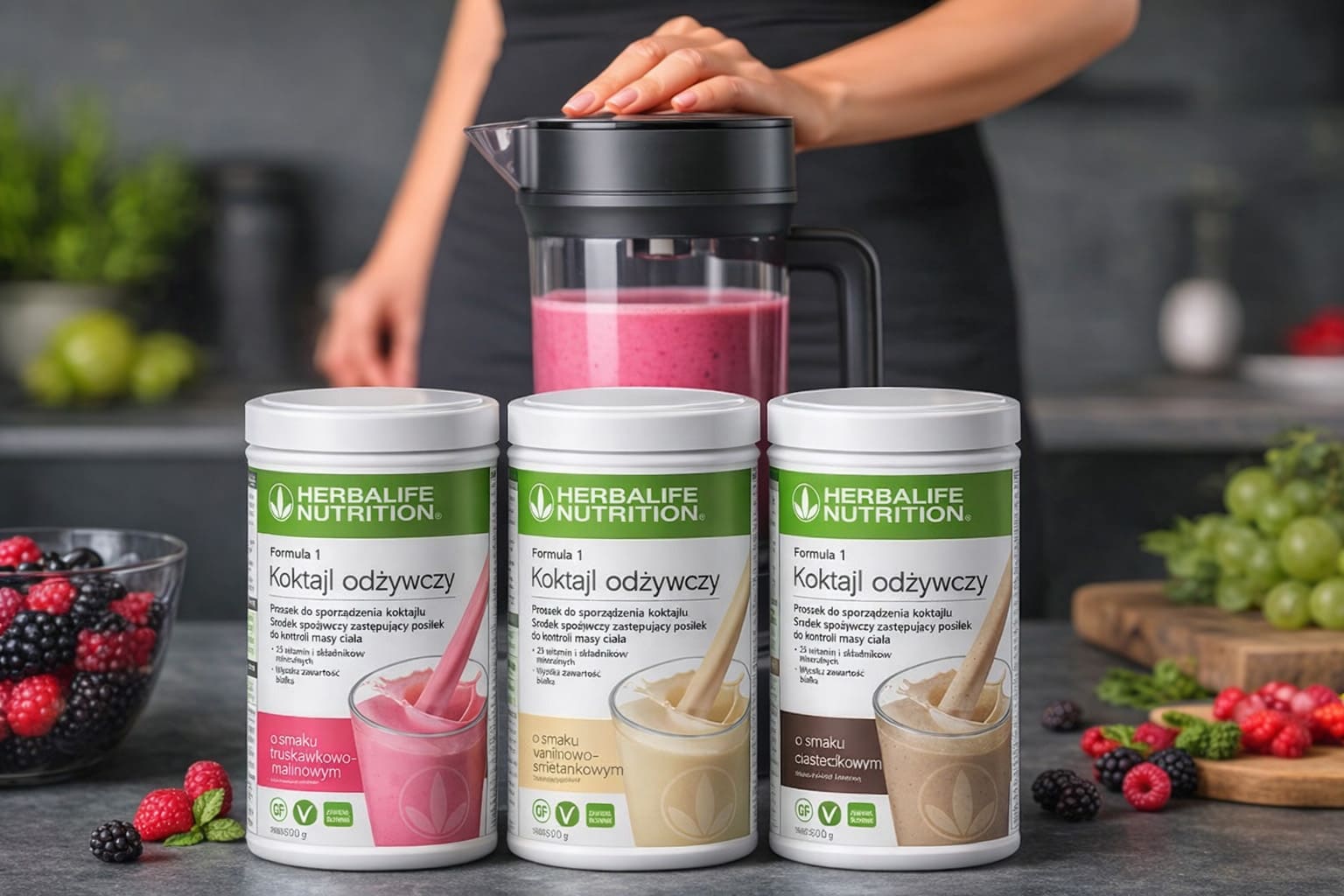 3 x Koktajl Herbalife 550 g, trojpak koktajli Herbalife