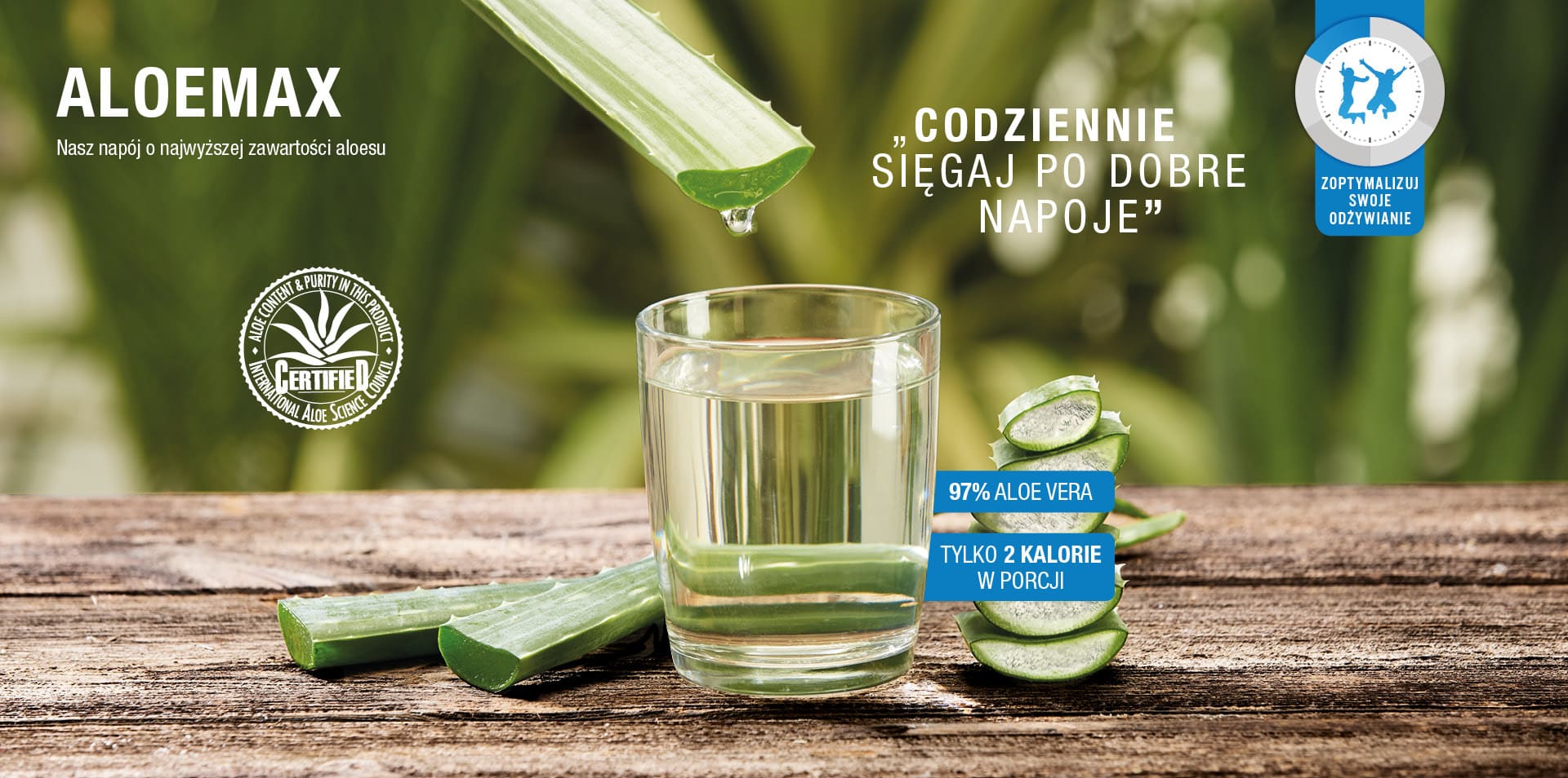 AloeMax Herbalife 97 procent soku z aloesu