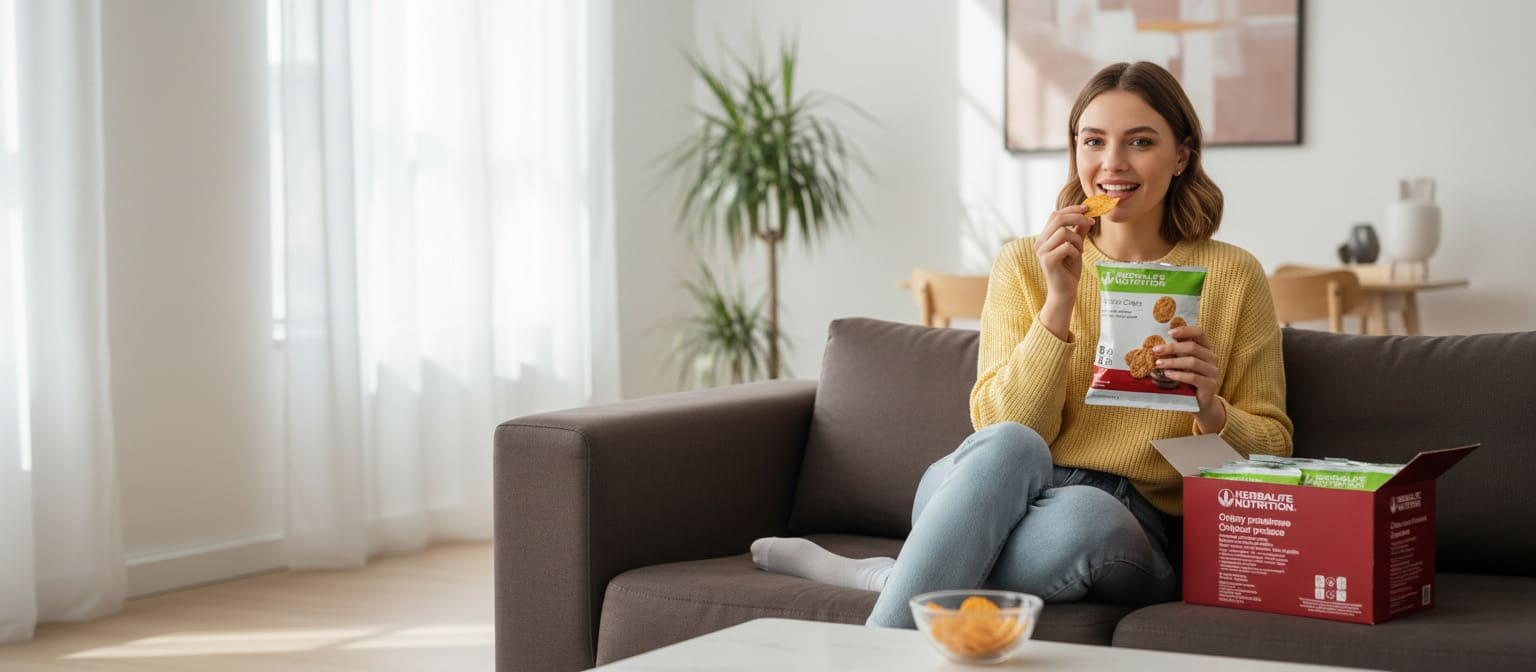 Chipsy Proteinowe Herbalife, chrupiąca przekąska z białkiem