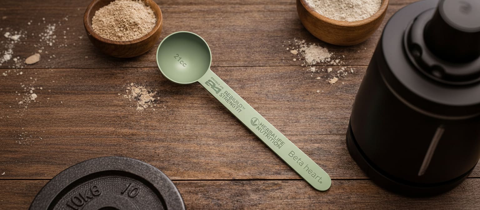 Eko miarka Herbalife do Beta Heart i H24 Rebuild Strength