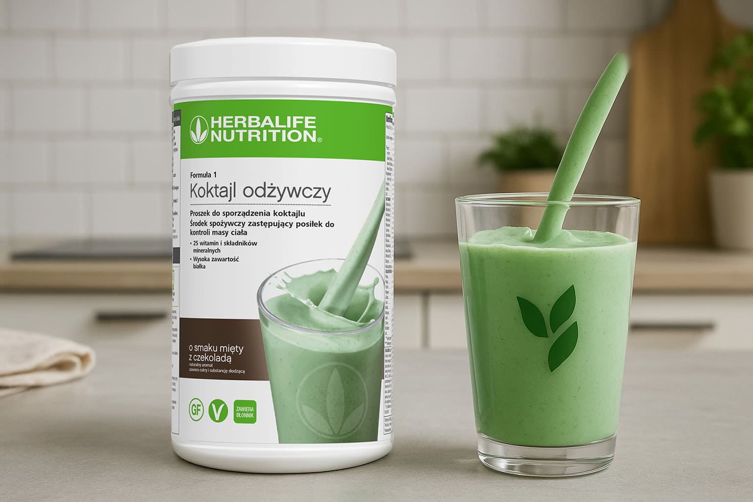 Koktajl Herbalife Formula 1 mięta z czekoladą 550 g