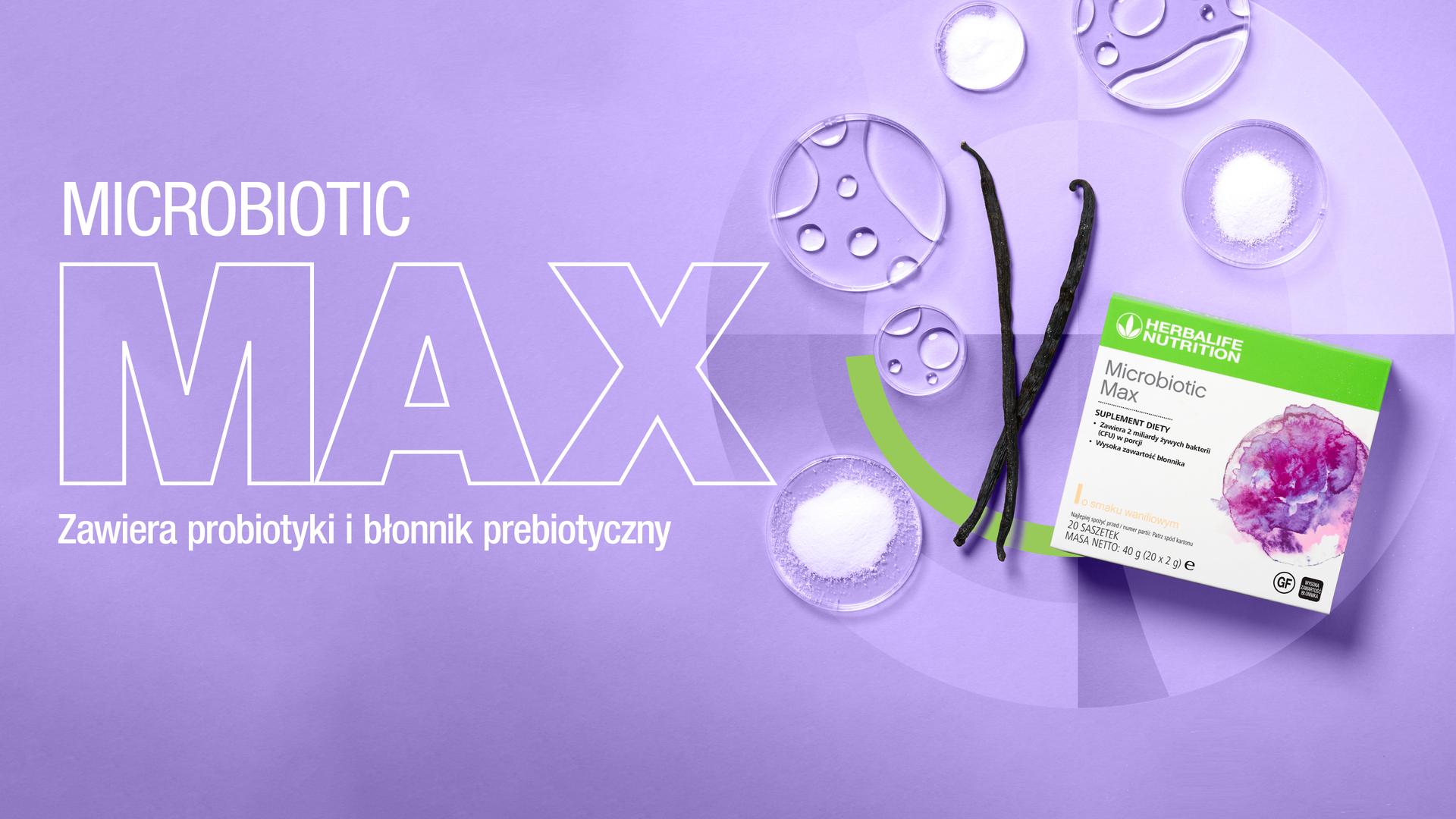 Microbiotic Max Herbalife mikrobiota jelita probiotyk