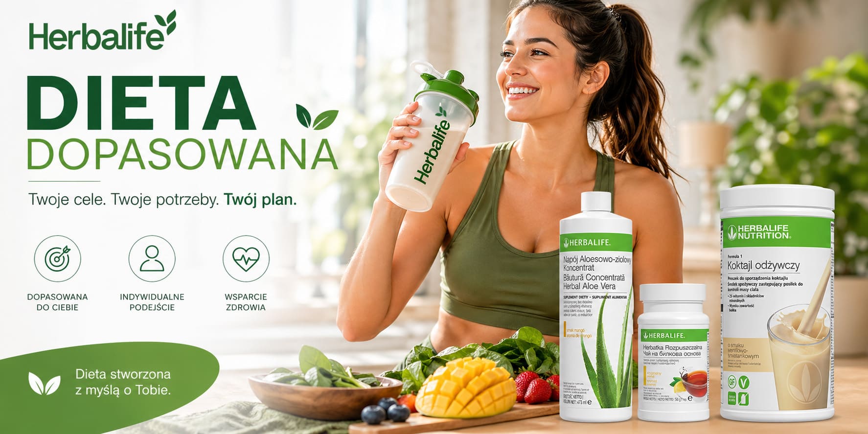 Dieta Herbalife dopasowana do indywidualnych potrzeb