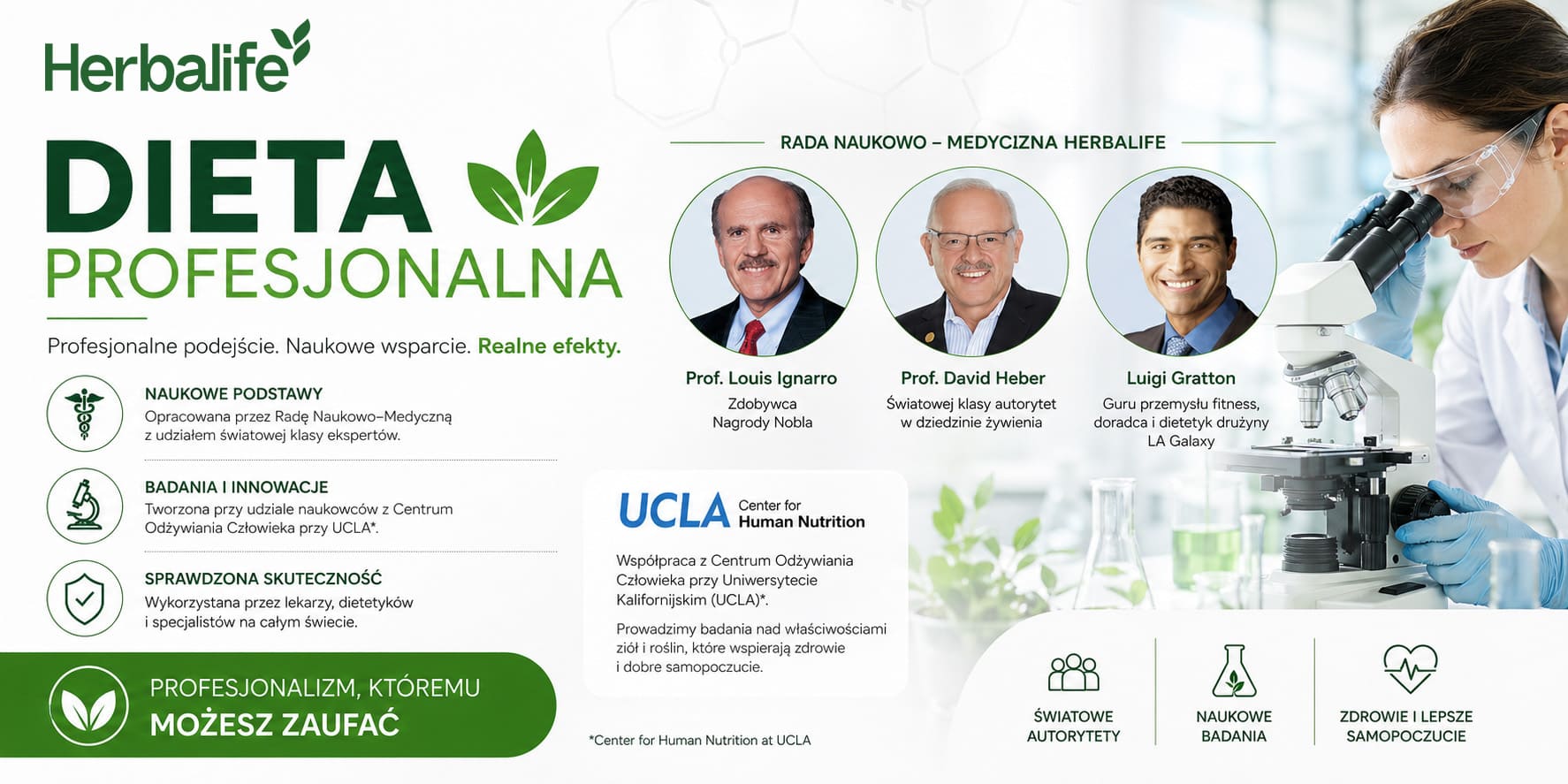 Profesjonalna dieta Herbalife i produkty wspierające zdrowe odżywianie