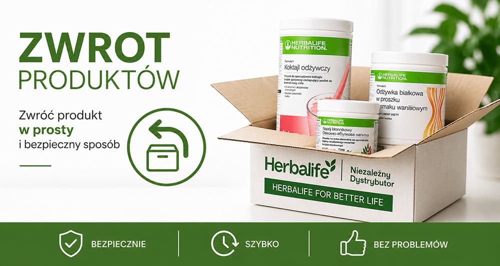 Zwroty i reklamacje produktów Herbalife w sklepie HerbaDieta.pl