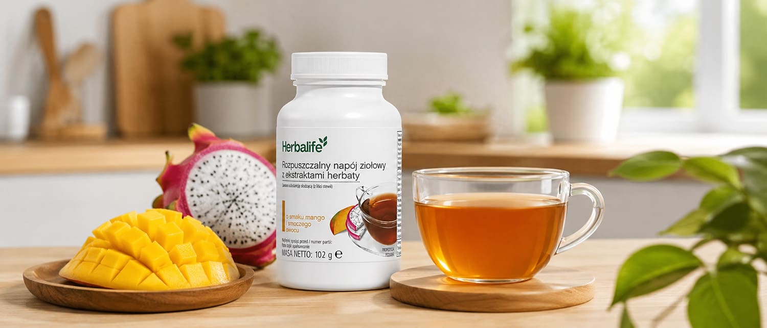 Herbatka Rozpuszczalna Herbalife mango i smoczy owoc 102 g