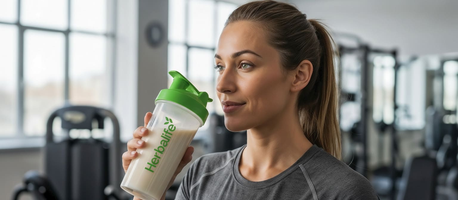 Shaker Herbalife do przygotowywania koktajli i napojów proteinowych