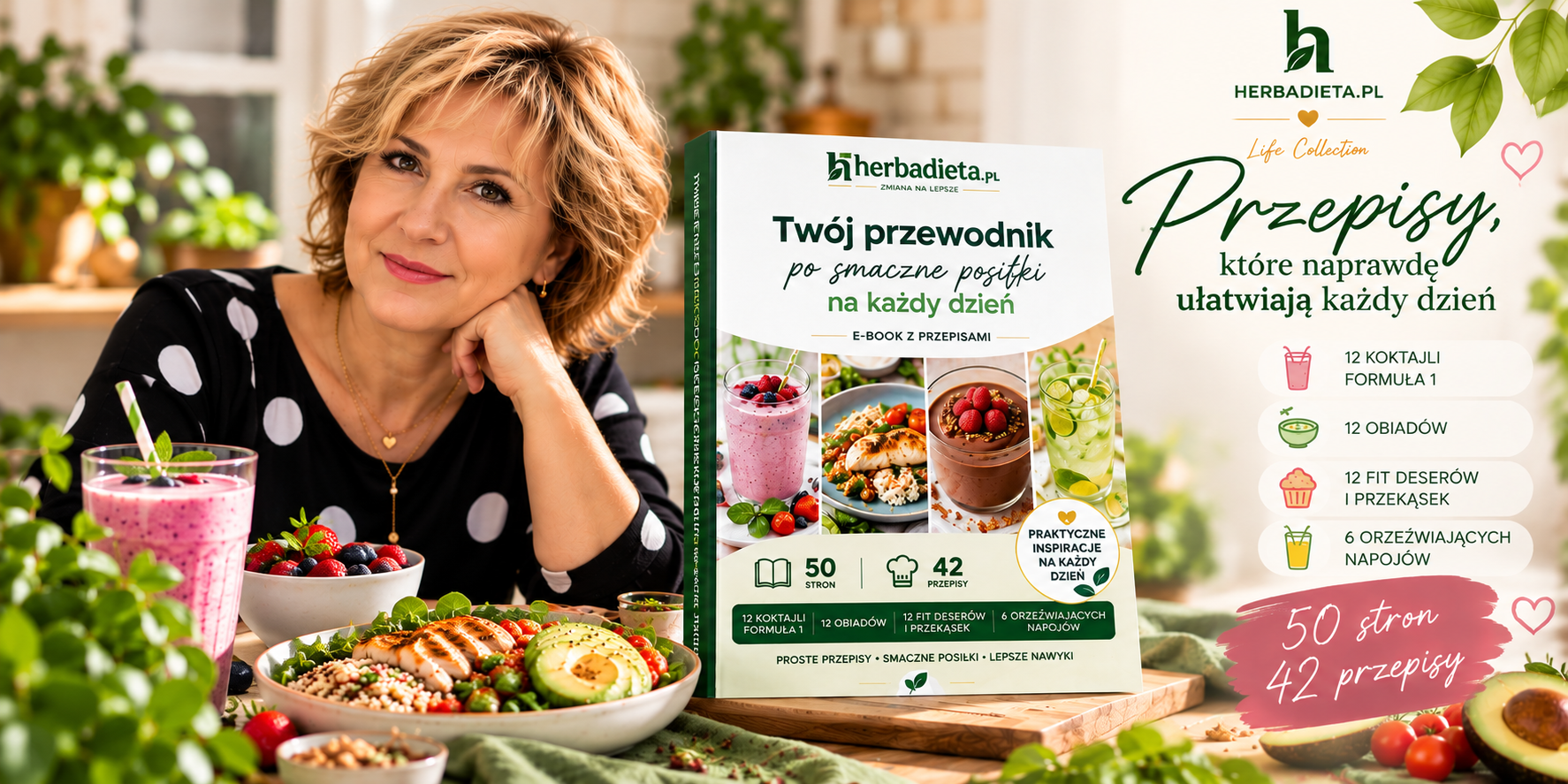 Co jeść podczas stosowania produktów Herbalife? Koktajle, obiady, przekąski i desery